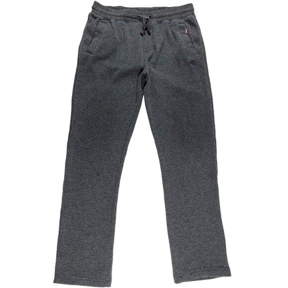 Vintage Burberry Brit Nova Check Lined Slim Fit Sweatpants Gray Men's Size L - Picture 1 of 9